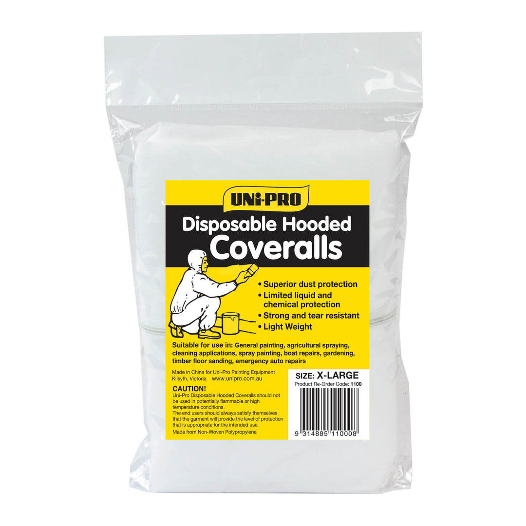 UNi-PRO Disposable Hooded Coveralls