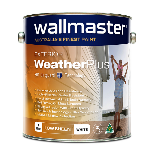 WeatherPlus - Exterior-Low Sheen-Paint by Wallmaster Paints