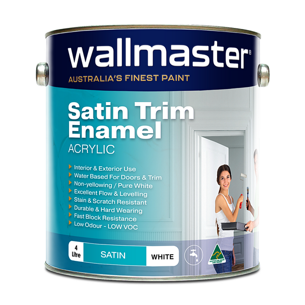Acrylic Trim Enamel - Interior Paint-Satin-1 Litre-Adanna Aire Wm17Cc 051-2