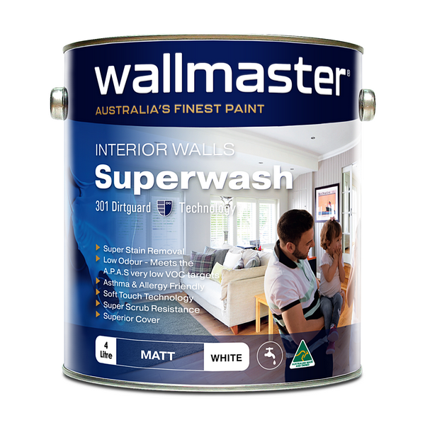 Superwash - Interior Paint-Matt-1 Litre-Adanna Aire Wm17Cc 051-2